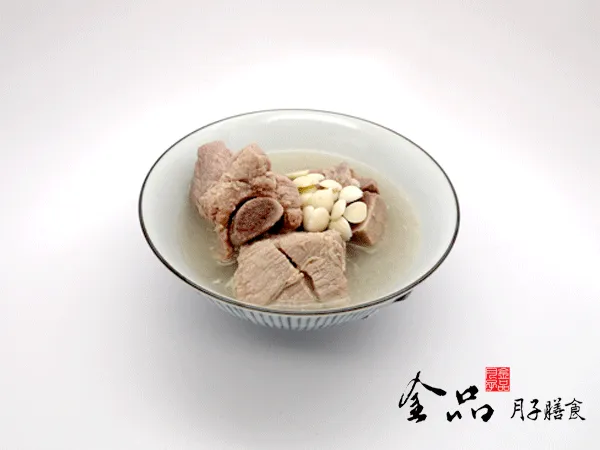 soup pork almond